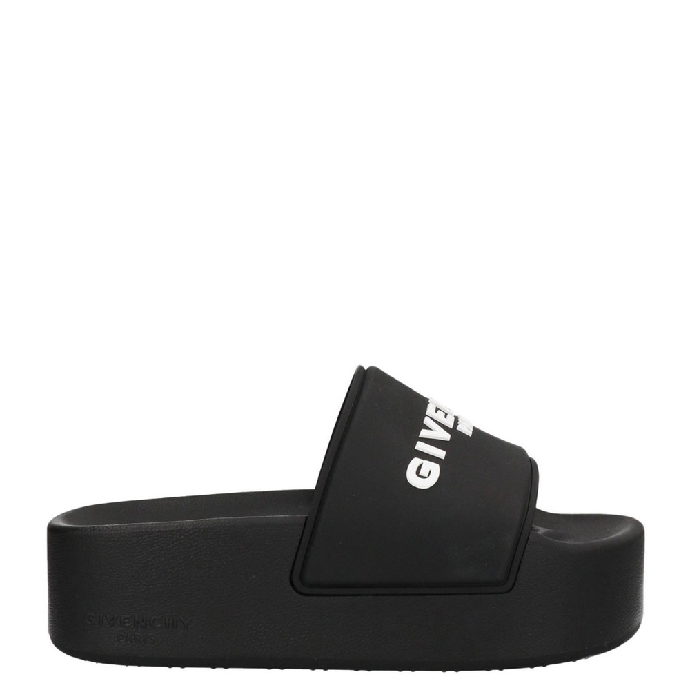 Givenchy Black Slide Sandals